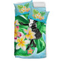 Hawaii Bedding Set Hula Girls With Tropical Flowers Polynesian Style