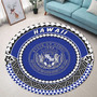 Hawaii Round Rugs Coat Of Arms Style