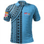 Fiji Polo Shirt Bula Pattern Half Concept