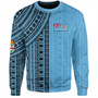 Fiji Sweatshirt Bula Pattern Half Concept