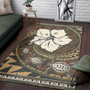 Polynesian Turtle Retro Style Area Rug