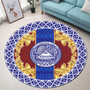 American Samoa Round Rugs Royal Vinatge Style