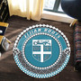 Fiji Round Rugs Roots Coat Of Arms Style