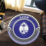 Guam Round Rugs Coat Of Arms Style
