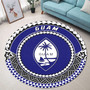 Guam Round Rugs Coat Of Arms Style