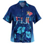 Fiji Hawaiian Shirt Fijian Traditional Patterns Hibiscus Flowers