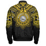 Hawaii Bomber Jacket Custom President William McKinley High School Black & Gold Super Tigers Tribal Style