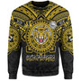Hawaii Sweatshirt Custom President William McKinley High School Black & Gold Super Tigers Tribal Style
