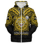 Hawaii Sherpa Hoodie Custom President William McKinley High School Black & Gold Super Tigers Tribal Style