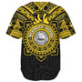 Hawaii Baseball Shirt Custom President William McKinley High School Black & Gold Super Tigers Tribal Style