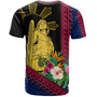 Philippines Filipinos T-Shirt Lapu Lapu Polynesia Pattern With Tropical Flower