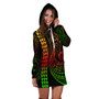 Tokelau Hoodie Dress Kakau Style Reggae