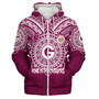 Hawaii Sherpa Hoodie Custom Farrington High School Home Of The Governors Tribal Style