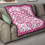 Hawaii Premium Quilt Pink Hawaii Pattern Polynesian Color