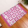 Hawaii Door Mat Pink Hawaii Pattern Polynesian Color