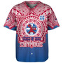 Hawaii Baseball Shirt Custom Saint Louis School Memor et Fidelis Brother Hood For Life Tribal Style