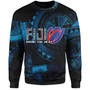 Fiji Custom Personalised Sweatshirt Bring The Heat Rugby Cup