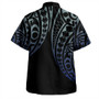 Tokelau Combo Dress And Shirt Kakau Style Gradient Blue