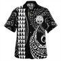 Marshall Islands Combo Dress And Shirt Kakau Style White