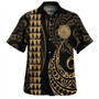 Palau Combo Dress And Shirt Kakau Style Gold