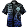 Marshall Islands Combo Dress And Shirt Kakau Style Gradient Blue