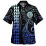 Northern Mariana Islands Combo Dress And Shirt Kakau Style Gradient Blue