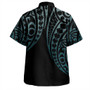 Austral Islands Combo Dress And Shirt Kakau Style Turquoise