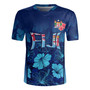 Fiji Fijian Traditional Patterns Hibiscus Flowers Men's All Over Printing Rugby Jersey