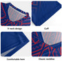 Guam Flag Color With Traditional Patterns Men's All Over Printing Rugby Jersey