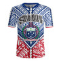 Samoa Map And Seal Samoan Patterns Men's All Over Printing Rugby Jersey