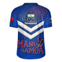 Samoa Tradition Patterns With Rugby Men's All Over Printing Rugby Jersey