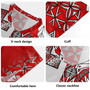 Tonga Flag Color With Traditional Patterns Men's All Over Printing Rugby Jersey
