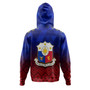 Philippines Filipinos Hoodie Lowpolly Pattern with Tribal Motif