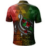 Hawaii Polo Shirt Lowpolly Pattern with Polynesian Motif