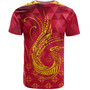 Papua New Guinea T-Shirt Lowpolly Pattern with Polynesian Motif