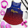 Philippines Filipinos Women Tank Lowpolly Pattern with Tribal Motif