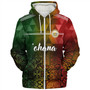 Hawaii Sherpa Hoodie Lowpolly Pattern with Polynesian Motif