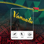 Vanuatu Rugby Jersey Lowpolly Pattern with Polynesian Motif