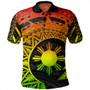 Philippines Filipinos Polo Shirt Sun Tribal Polynesia Reggae