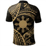 Philippines Filipinos Polo Shirt Tribal Design Tattoo