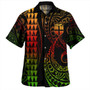 Fiji Combo Puletasi And Shirt Kakau Style Reggae