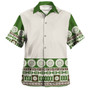 Fiji Combo Puletasi And Shirt Tapa Green Pattern