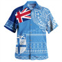 Fiji Combo Puletasi And Shirt Flag With Coat Of Arms