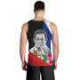 Philippines Filipinos Tank Top Ninoy Aquino With Tropical Flowers
