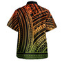 Hawaii Combo Puletasi And Shirt Polynesian Pattern Tattoo Color