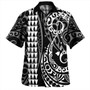 Hawaii Combo Short Sleeve Dress And Shirt Kakau Style White