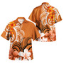 Polynesian Custom Personalised Hawaiian Shirt Polynesian Floral Spirit Orange