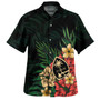 Guam Combo Short Sleeve Dress And Shirt Guam Leaf Tropical