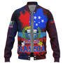 Samoa Custom Personalised Baseball Jacket Manu Wings Color Flag Style