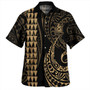 Vanuatu Combo Puletasi And Shirt Kakau Style Gold